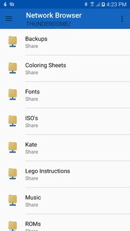 Network Browser screenshot 1
