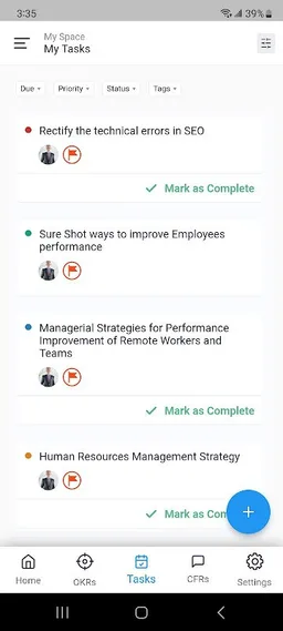 Profit.co OKR Software screenshot 7