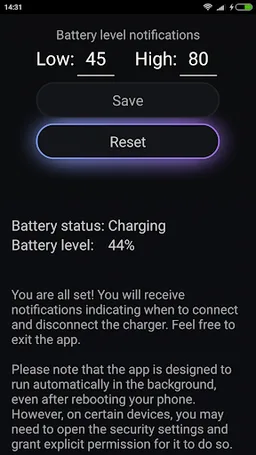 Healthy Battery Charging screenshot 1