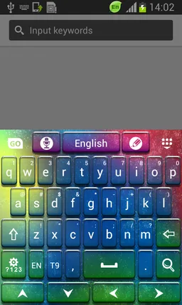 GO Keyboard Color HD screenshot 2