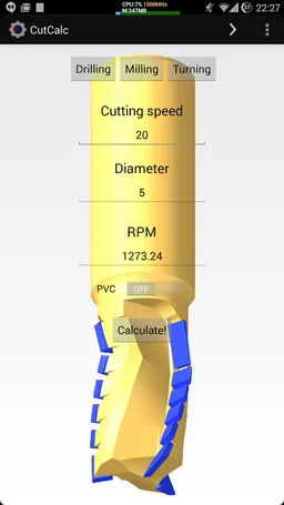 CutCalc screenshot 1