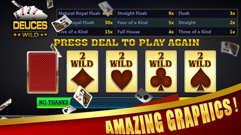 Deuces Wild - Video Poker screenshot 3