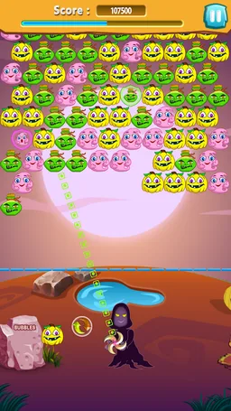 Witch Hunt Bubble Shooter screenshot 1