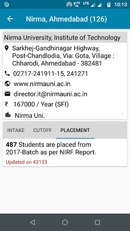 Gujarat Engineering Admission screenshot 1