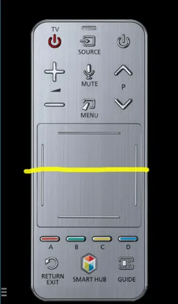 Touchpad remote for Samsung TV screenshot 1