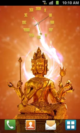 God Brahma Clock LWP screenshot 1