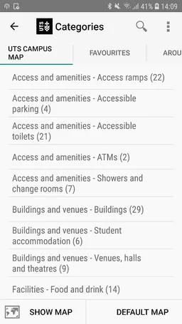 UTS app screenshot 3