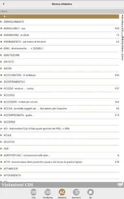 Violazioni CDS screenshot 21