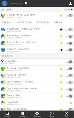 Windguru Lite screenshot 2