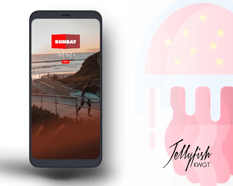 Jellyfish KWGT screenshot 8