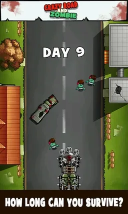 Crazy Road and Zombie screenshot 3