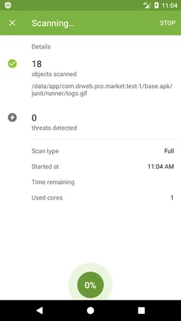Anti-virus Dr.Web Light screenshot 4
