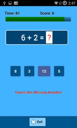 Maths Workout screenshot 2