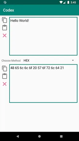 Codex - Text Encoder / Decoder screenshot 1