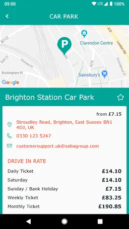 Saba Parking UK screenshot 3
