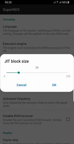 SuperNDS Emulator screenshot 1
