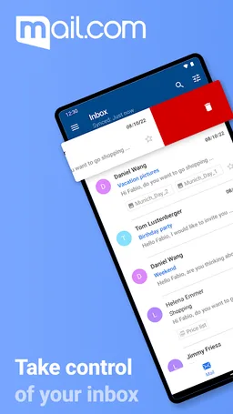 mail.com: Secure mail & inbox screenshot 5