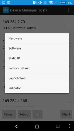 Device Manager for HDV system screenshot 5