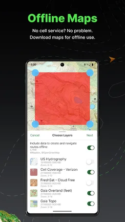 Gaia GPS: Offroad Hiking Maps screenshot 3