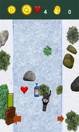 Snowmobile racing. screenshot 4