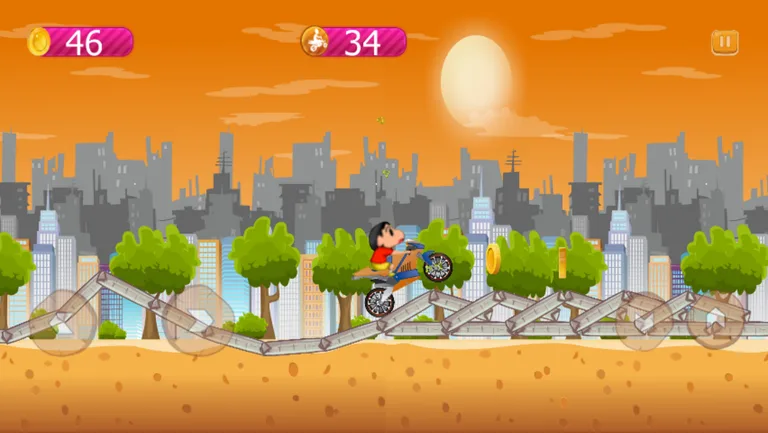 Shin Chan Bike Race screenshot 6