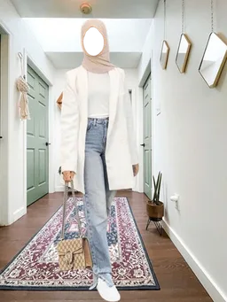 Innovative Hijab with Jeans screenshot 3