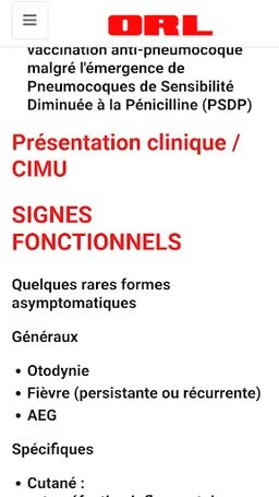 O R L (Oto-Rhino-Laryngologie) screenshot 11