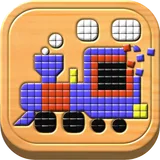 Kids Mosaic Art Shape and Color Picture Puzzles icon