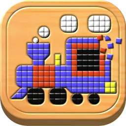 Kids Mosaic Art Shape and Color Picture Puzzles icon