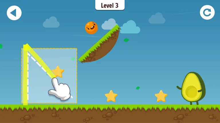 Where's My Avocado? Draw lines screenshot 1