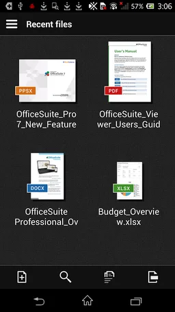 OfficeSuite Viewer 7 DoCoMo screenshot 3