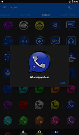Blue Icon Pack Paid screenshot 14