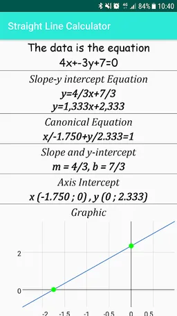 Line Equation Calculator screenshot 4