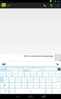Angel Wings Keyboard screenshot 4