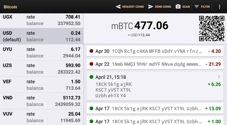 Bitcoin Wallet screenshot 3