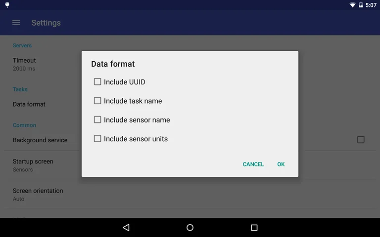 Data Collector: share sensors data screenshot 8