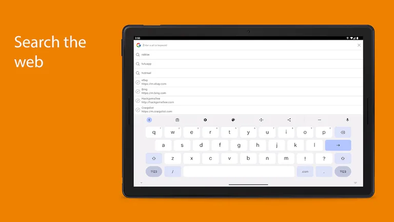 Surf Browser screenshot 1