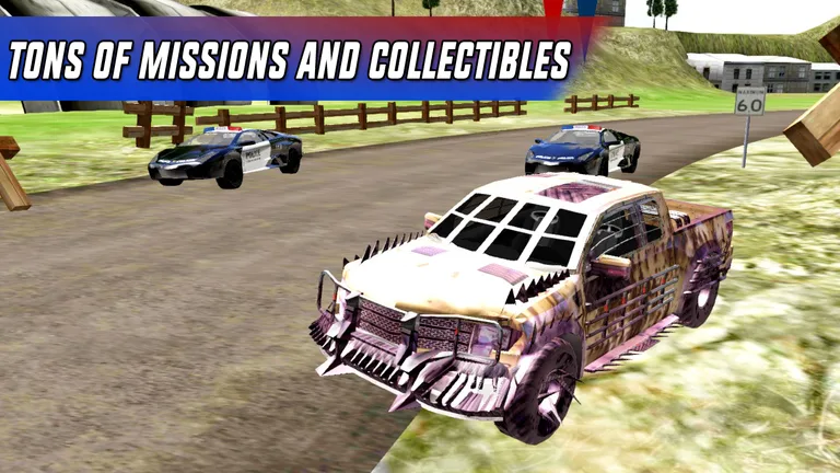 Police Car Chase Offroad screenshot 7