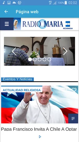 Radio Maria Nicaragua screenshot 6