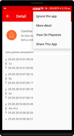 Usage Viewer for Android Screen Recorder Analyzer screenshot 4