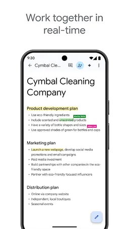 Google Docs screenshot 1