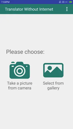 Translator for text offline screenshot 1