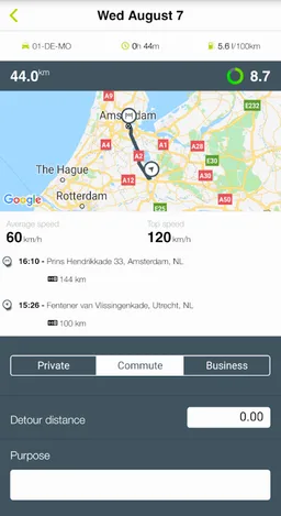 WEBFLEET MyCar screenshot 7