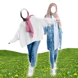 Innovative Hijab with Jeans icon