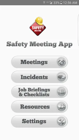 Safety Meeting App screenshot 1