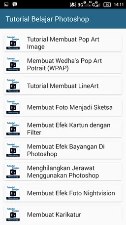 Tutorial Belajar Photoshop screenshot 5