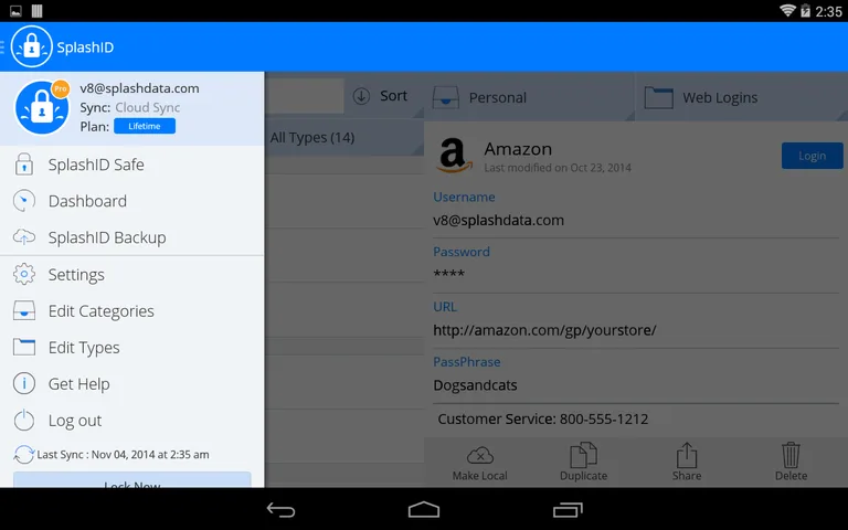 SplashID Safe Password Manager screenshot 7