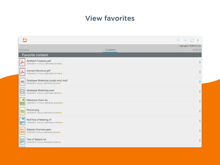 Content - Workspace ONE screenshot 14