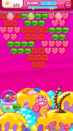 Candy World Bubble Shooter screenshot 2