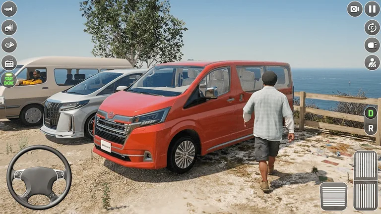 Real Van Simulator 3D Van Game screenshot 2